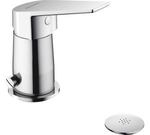 SINGLE LEVER BIDET MIXER WITH DIVERTER